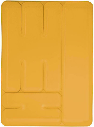 Excelsa Κουταλοθήκη Συρταριού Rainbow Πλαστική 33x25x4εκ. Πορτοκαλί