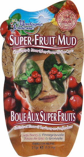 Montagne Jeunesse Super Fruit Mud Μάσκα Ομορφιάς Προσώπου για Επανόρθωση 15gr