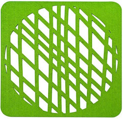 Salt & Pepper Felt Placemat Placemat Sketch Green 12.5x12.5cm
