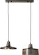 Brilliant Pendant Light Two-Light for Socket E27 Gray