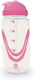 Iris Barcelona Kids Water Bottle Plastic with Straw Pink 350ml