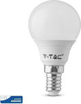 V-TAC VT-236 Becuri LED pentru Soclu E14 și Formă G45 Alb cald 470lm 1buc