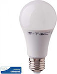 V-TAC VT-212 LED Лампи за Цокъл E27 и Форма A60 Хладно бяло 1055лм 1бр