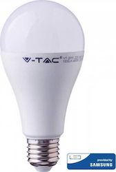 V-TAC VT-217 Becuri LED pentru Soclu E27 și Formă A65 Alb natural 1521lm 1buc