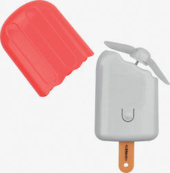 Legami Milano Handheld Fan Red Ice cream mini fan FAN0003