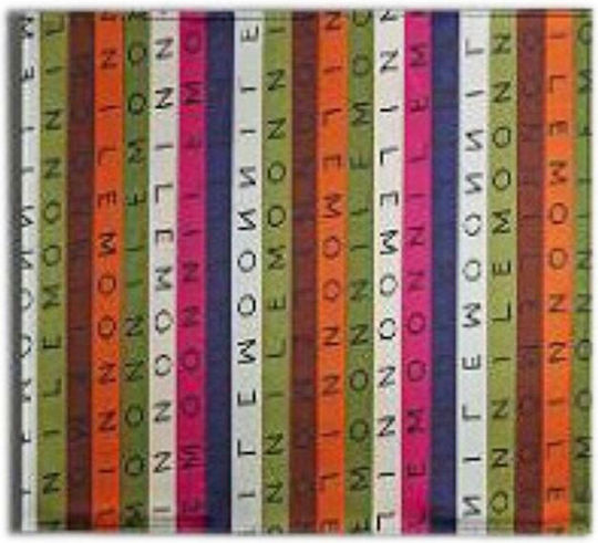 Espiel Coaster Fabric Multicolour 10x10cm 6pcs