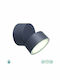 Lutec Trumpet Wall-Mounted Outdoor Spot Light LED IP54 11W with Natural White Light 9.4x11.6x9.4εκ.