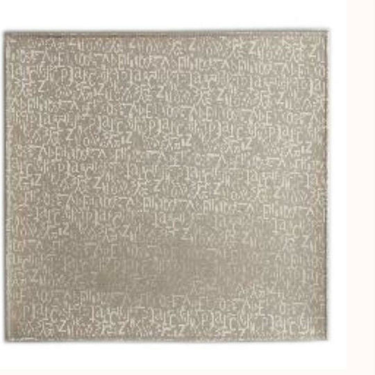 Espiel Coaster Fabric Beige 10x10cm 6pcs