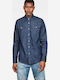 3301 Langärmlig Jeans Hemd Blau