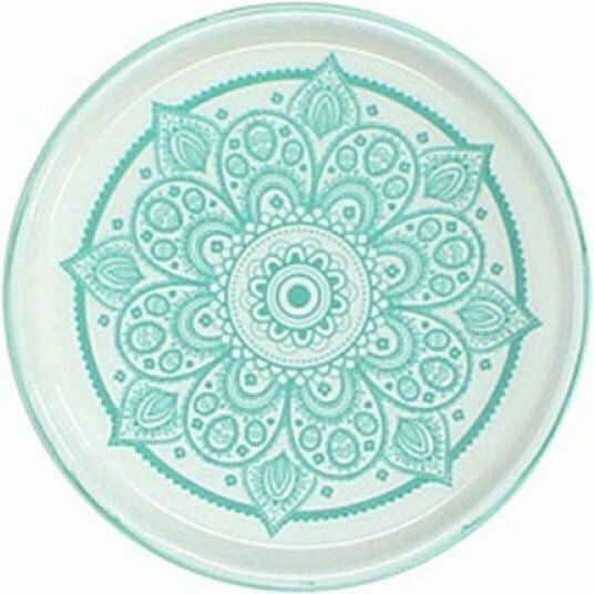 Zaros Mandala Σουβέρ Στρογγυλό Κεραμικό Βεραμάν 11.5cm