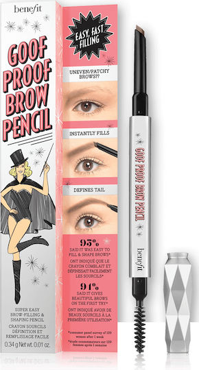 Benefit Goof Proof Αδιάβροχο Στυλό για Φρύδια 2.5 Neutral blonde 0.34gr