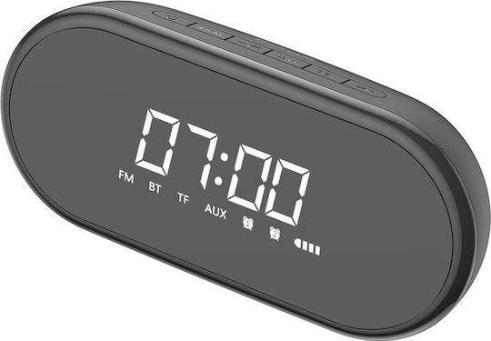 Baseus Encok Tabletop Digital Clock Plastic with Alarm Clock Black NGE09-01