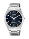 Citizen Eco-Drive Titanium Часовник Батерия с сребърен Метална верижка