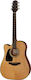 Takamine Полуакустичен Китара GD30CE Отрязана За левичари Natural