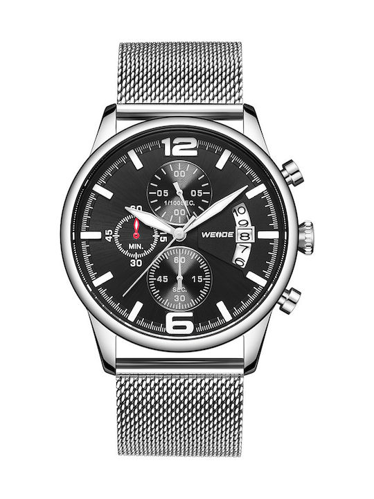 Weide Men's Watch 41mm Battery with Silver Meta...