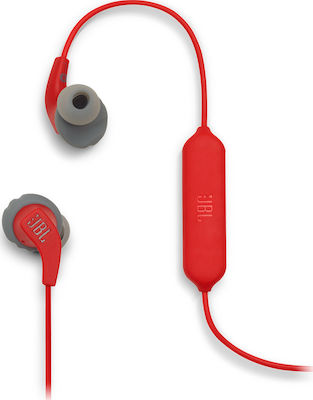 JBL Endurance Run In-ear Bluetooth Handsfree Ακουστικά με Αντοχή στον Ιδρώτα Κόκκινα