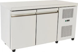 Niki Inox Edelstahl Kühltisch 287Es mit 2 Türen und Kühlaggregat -1/+8°C L140xB70xH88cm Niki Inox Edelstahl Kühltisch 287Es mit 2 Türen und Kühlaggregat -1/+8°C L140xB70xH88cm