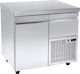 Niki Inox Edelstahl Kühltisch 160Es mit 1 Tür und Kühlaggregat -1/+8°C L89xB60xH88cm