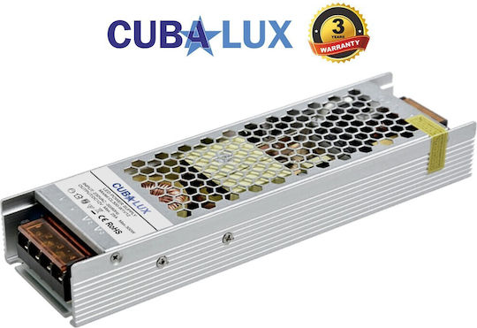 Cubalux Τροφοδοτικό LED IP20 Ισχύος 300W με Τάση Εξόδου 12V