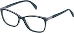 Tous Plastic Eyeglass Frame Navy Blue VTO983 0L20