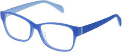 Tous Plastic Eyeglass Frame Blue VTO878 0D27