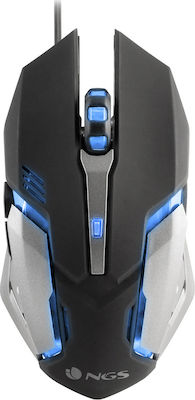 NGS GMX-100 RGB Gaming Gaming Maus Schwarz