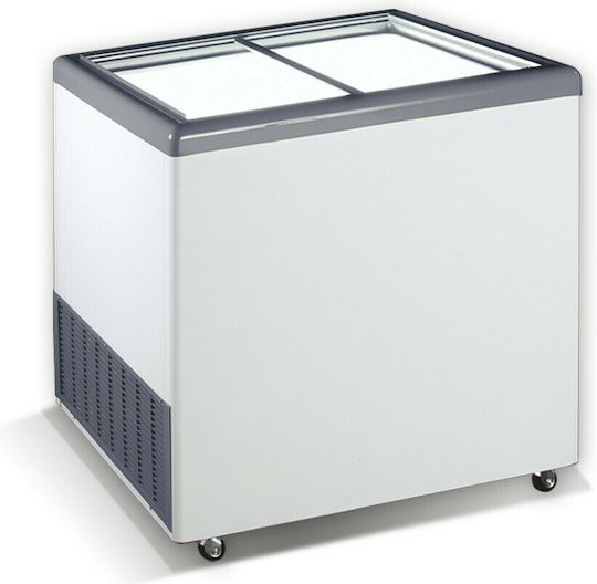 Crystal SA Ektor 26 SGL Stehender Selbstbedienungstiefkühler mit 2 Türen 251Es H90.5xW64.4xH89.5cm