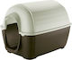 Ferplast Kenny Dog House Plastic Outdoor Brown 70x100.6x70.5cm