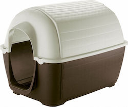 Ferplast Kenny Пластмасова Кафява Кучешка Къщичка 80x111.6x80см Ferplast Kenny Пластмасова Кафява Кучешка Къщичка 80x111.6x80см