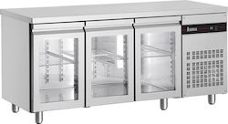 Inomak Prunus Commercial Refrigerator 350lt with 3 Doors +3/+10°C L179xD60xH87.5cm Inomak Prunus Commercial Refrigerator 350lt with 3 Doors +3/+10°C L179xD60xH87.5cm