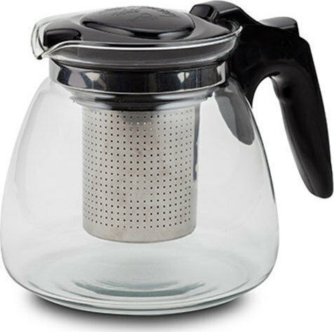 Nava Misty Τσαγιέρα με Φίλτρο Γυάλινη Διάφανη 900ml