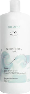 Wella Professionals Nutricurls Curl Medium Shampoos Smoothing for Curly Hair 1000ml