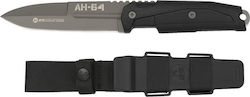 K25 Tactical AH-64 Knife Black with Blade made of Stainless Steel in Sheath