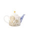 PiP Studio Royal White Τσαγιέρα Πορσελάνης Πολύχρωμη 900ml