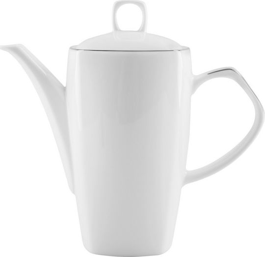 Ιωνία Genesis Line Τσαγιέρα Πορσελάνης Λευκή 1200ml