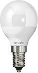 Spot Light LED Lampen für Fassung E14 und Form G45 Kühles Weiß 550lm 1Stück