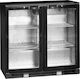 Tefcold Double Back Bar Refrigerator 191lt H87xW90xD52cm