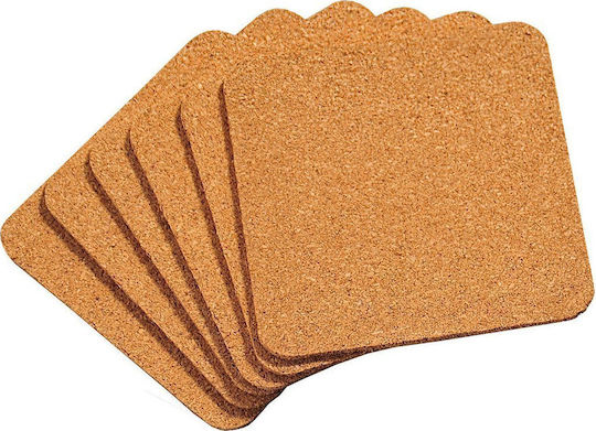 Kesper Korona Σουβέρ από Φελλό Καφέ 10x10cm 6τμχ Kesper Korona Σουβέρ από Φελλό Καφέ 10x10cm 6τμχ