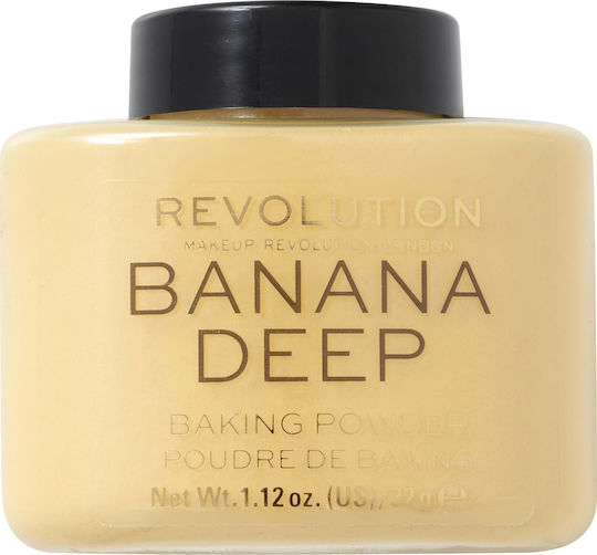 Revolution Beauty Loose Baking Powder Bronzing Loose Powder Banana Deep 32gr