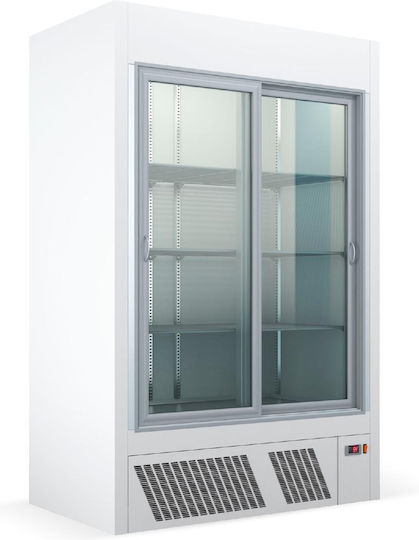 Bambas Frost UBP 137 Commercial Refrigerator Cabinet with 2 Glass Doors L135xD75xH200cm