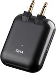 RHA Wireless Flight Adapter Bluetooth 5 Receiver with 3.5mm Jack Output Port