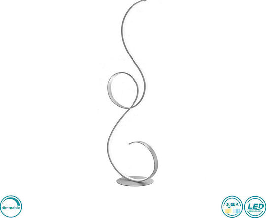 Ondaluce Flok LED Floor Lamp H157xW42cm. with Warm White Light 4400lm White