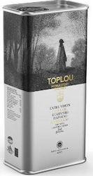 Toplou Monastery Extra Virgin Olive Oil Έξτρα Παρθένο Ελαιόλαδο Π.Ο.Π. Σητεία Μεταλλικό 4lt in a Metallic Container
