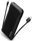 Awei P51K Power Bank 10000mAh με Θύρα USB-A Μαύρο