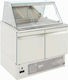 Niki Inox PS GN 089KT Commercial Fish Refrigerator Display 195lt H130xW89xD70cm PS GN 089KT