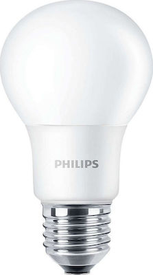Philips LED Bulbs for Socket E27 and Shape A60 Warm White 806lm 1pcs