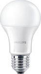 Philips Λάμπα LED για Ντουί E27 και Σχήμα A60 Θερμό Λευκό 1055lm
