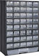 vidaXL Συρταριέρα Εργαλείων Plastic 41 Compartments W31xD13.8xH49cm