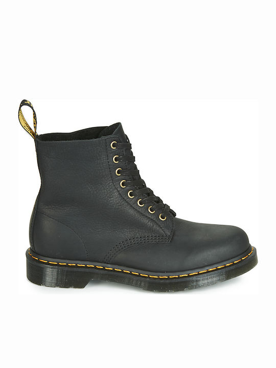 1460 Pascal Leather Black Boots