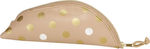 Herlitz Fabric Pencil Case Cocoon Pure Glam with 1 Compartment Beige